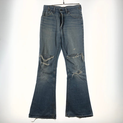 【現状渡し品】【メンズ】 LEVI'S リーバイス 70’s VINTAGE BELL BOTTOM 646 70年代 ビンテージ ベル ボトム ボトムス ジーンズ 156-260622-sa-15-tei サイズ：不明 カラー：ブルー系 万代Net店