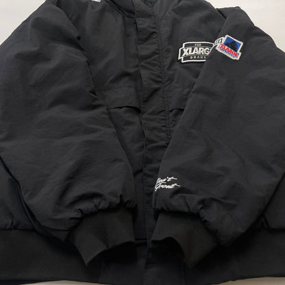 【中古品】【メンズ】 X-LARGE エクストララージ NYLON PUFFER JACKET 101223021005 ナイロン パファージャケット アウター 142-260714-sa-21-tei サイズ：M カラー：ブラック 万代Net店
