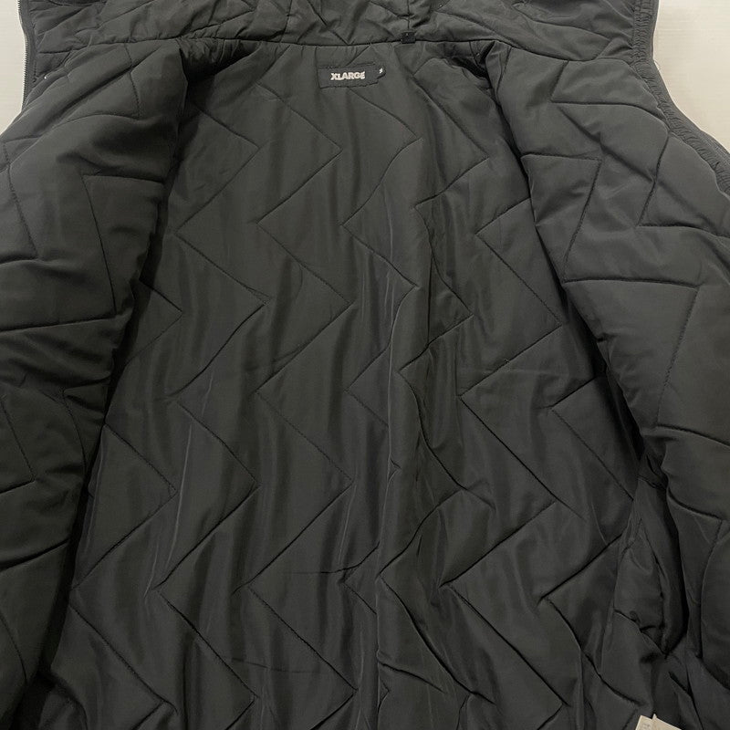 【中古品】【メンズ】 X-LARGE エクストララージ NYLON PUFFER JACKET 101223021005 ナイロン パファージャケット アウター 142-260714-sa-21-tei サイズ：M カラー：ブラック 万代Net店
