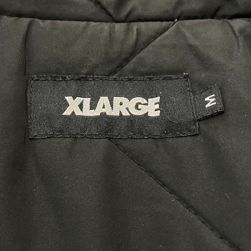 【中古品】【メンズ】 X-LARGE エクストララージ NYLON PUFFER JACKET 101223021005 ナイロン パファージャケット アウター 142-260714-sa-21-tei サイズ：M カラー：ブラック 万代Net店
