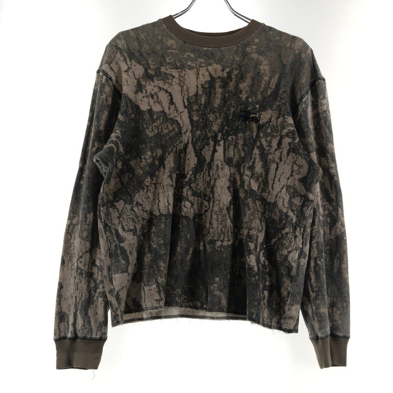 【現状渡し品】【メンズ】 STUSSY ステューシー THERMAL L/S 1140314 サーマル ロングスリーブ 長袖 トップス 142-260622-sa-08-tei サイズ：S カラー：柄 万代Net店