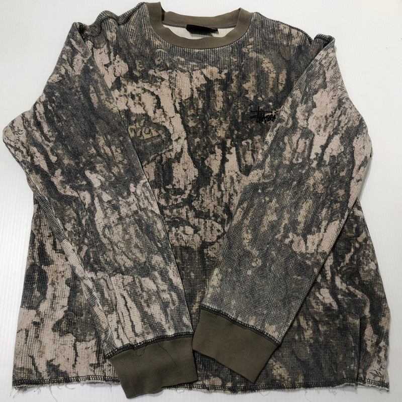 【現状渡し品】【メンズ】 STUSSY ステューシー THERMAL L/S 1140314 サーマル ロングスリーブ 長袖 トップス 142-260622-sa-08-tei サイズ：S カラー：柄 万代Net店