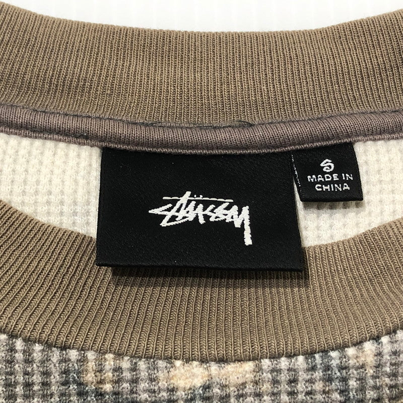 【現状渡し品】【メンズ】 STUSSY ステューシー THERMAL L/S 1140314 サーマル ロングスリーブ 長袖 トップス 142-260622-sa-08-tei サイズ：S カラー：柄 万代Net店