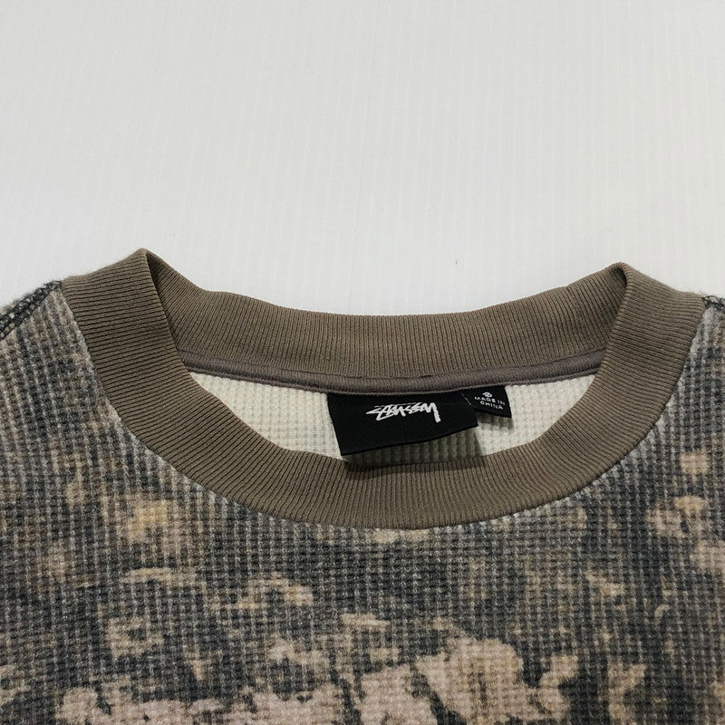 【現状渡し品】【メンズ】 STUSSY ステューシー THERMAL L/S 1140314 サーマル ロングスリーブ 長袖 トップス 142-260622-sa-08-tei サイズ：S カラー：柄 万代Net店