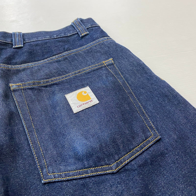 【現状渡し品】【メンズ】 CARHARTT カーハート BRANDON PANTS ブランド パンツ ボトムス ジーンズ 156-260623-sa-11-tei サイズ：S カラー：インディゴ 万代Net店
