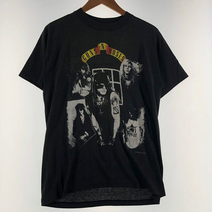 【現状渡し品】【メンズ】 HANDTEX ハンドテックス 80’s VINTAGE GUNS N‘ ROSES TEE 80年代 ビンテージ ガンズ アンド ローゼズ Ｔシャツ 半袖 トップス 145-260622-sa-06-tei サイズ：M カラー：ブラック 万代Net店