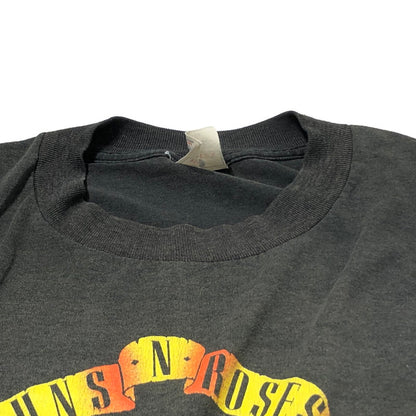 【現状渡し品】【メンズ】 HANDTEX ハンドテックス 80’s VINTAGE GUNS N‘ ROSES TEE 80年代 ビンテージ ガンズ アンド ローゼズ Ｔシャツ 半袖 トップス 145-260622-sa-06-tei サイズ：M カラー：ブラック 万代Net店