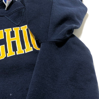 【中古品】【メンズ】 RUSSELL ラッセル 90’s MICHIGAN SWEAT 90年代 ミシガン スウェット 長袖 トップス トレーナー 145-260622-sa-07-tei サイズ：M カラー：ネイビー 万代Net店