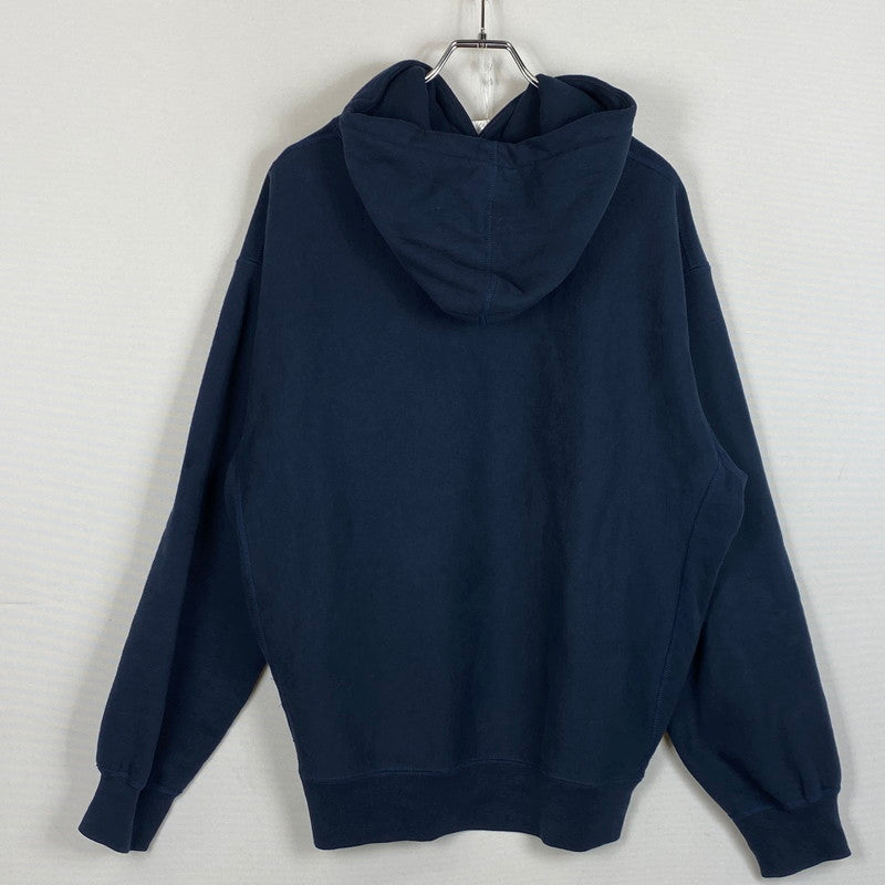 【中古品】【メンズ】 SUPREME シュプリーム 25FW BOX LOGO HOODIE 25年秋冬 ボックス ロゴ フーディ プルオーバー トップス 149-260623-sa-13-tei サイズ：L カラー：ネイビー 万代Net店