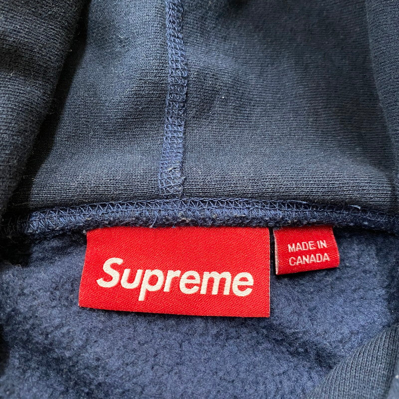 【中古品】【メンズ】 SUPREME シュプリーム 25FW BOX LOGO HOODIE 25年秋冬 ボックス ロゴ フーディ プルオーバー トップス 149-260623-sa-13-tei サイズ：L カラー：ネイビー 万代Net店