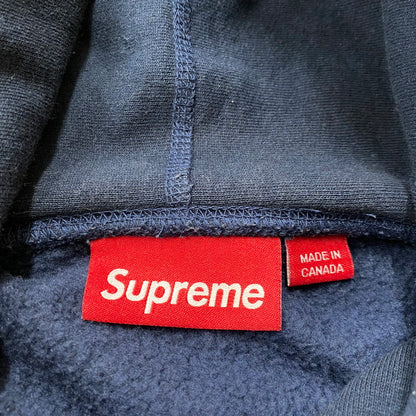 【中古品】【メンズ】 SUPREME シュプリーム 25FW BOX LOGO HOODIE 25年秋冬 ボックス ロゴ フーディ プルオーバー トップス 149-260623-sa-13-tei サイズ：L カラー：ネイビー 万代Net店