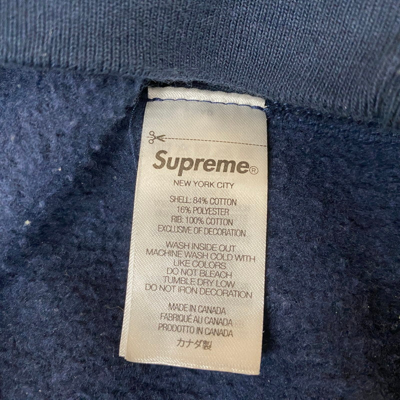 【中古品】【メンズ】 SUPREME シュプリーム 25FW BOX LOGO HOODIE 25年秋冬 ボックス ロゴ フーディ プルオーバー トップス 149-260623-sa-13-tei サイズ：L カラー：ネイビー 万代Net店