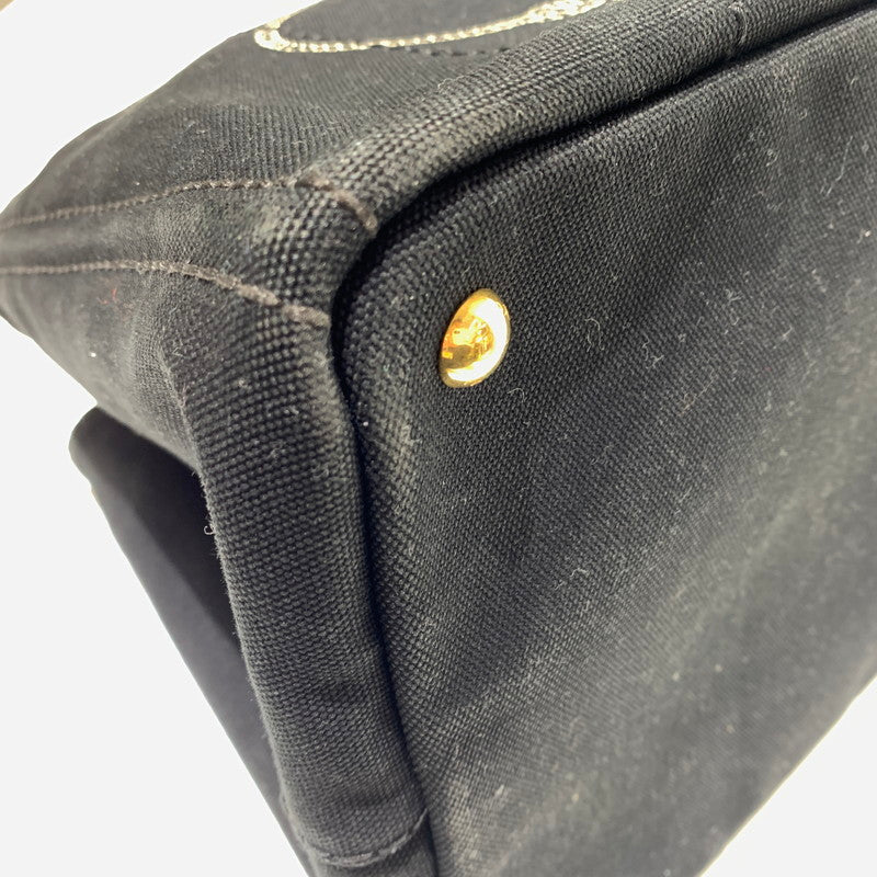 【現状渡し品】【メンズ/レディース】 PRADA プラダ CANAPA TOTE BAG BN2439 カナパ トートバッグ カバン ショルダーバッグ 180-260622-ko-02-tei カラー：ブラック 万代Net店