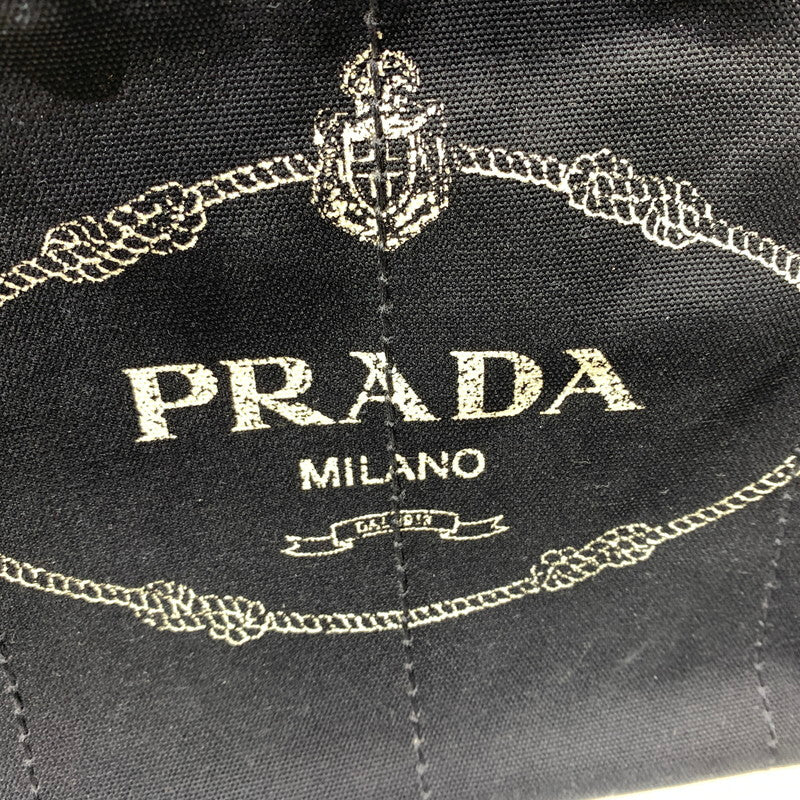 【現状渡し品】【メンズ/レディース】 PRADA プラダ CANAPA TOTE BAG BN2439 カナパ トートバッグ カバン ショルダーバッグ 180-260622-ko-02-tei カラー：ブラック 万代Net店