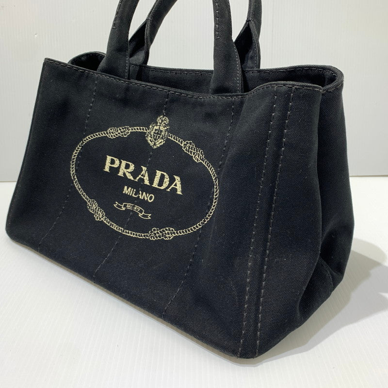 【現状渡し品】【メンズ/レディース】 PRADA プラダ CANAPA TOTE BAG BN2439 カナパ トートバッグ カバン ショルダーバッグ 180-260622-ko-02-tei カラー：ブラック 万代Net店