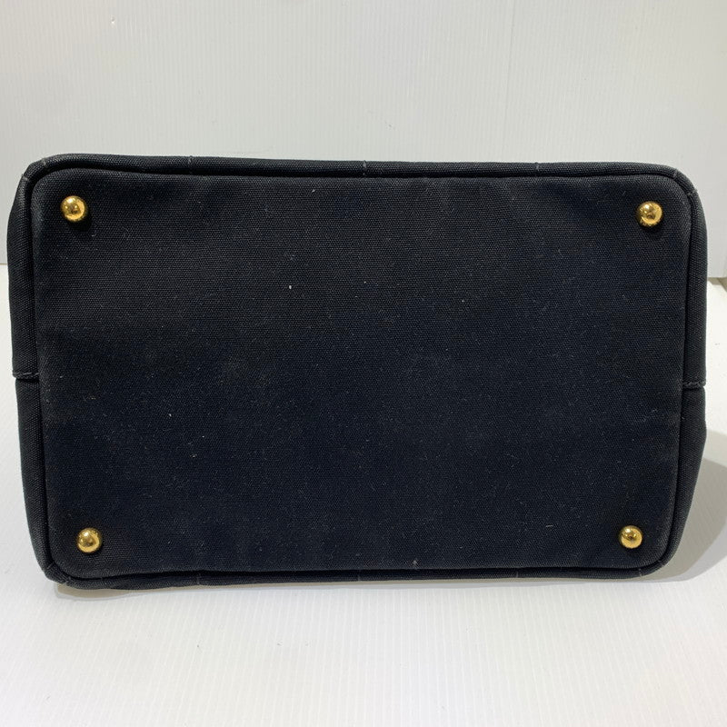 【現状渡し品】【メンズ/レディース】 PRADA プラダ CANAPA TOTE BAG BN2439 カナパ トートバッグ カバン ショルダーバッグ 180-260622-ko-02-tei カラー：ブラック 万代Net店