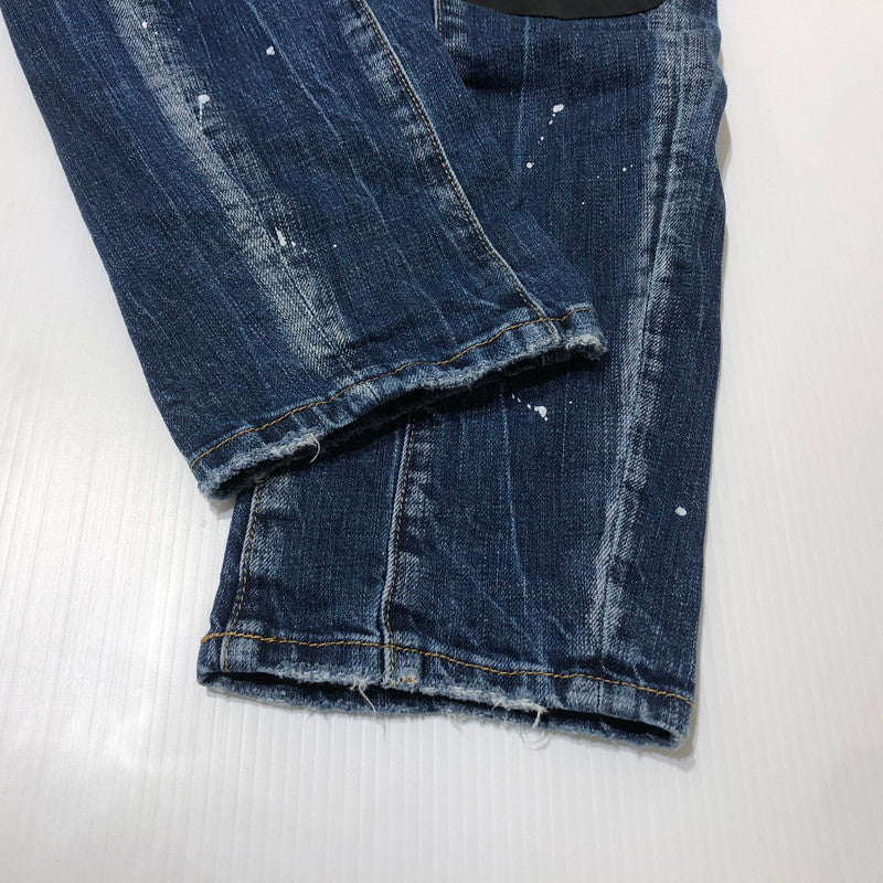 【中古品】【メンズ】 DSQUARED2 ディースクアード SKINNY DENIM PANT S71LB0004 S3034 スキニー デニム パンツ ボトムス ジーンズ 152-260622-sa-16-tei サイズ：48 カラー：インディゴ 万代Net店