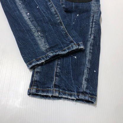 【中古品】【メンズ】 DSQUARED2 ディースクアード SKINNY DENIM PANT S71LB0004 S3034 スキニー デニム パンツ ボトムス ジーンズ 152-260622-sa-16-tei サイズ：48 カラー：インディゴ 万代Net店