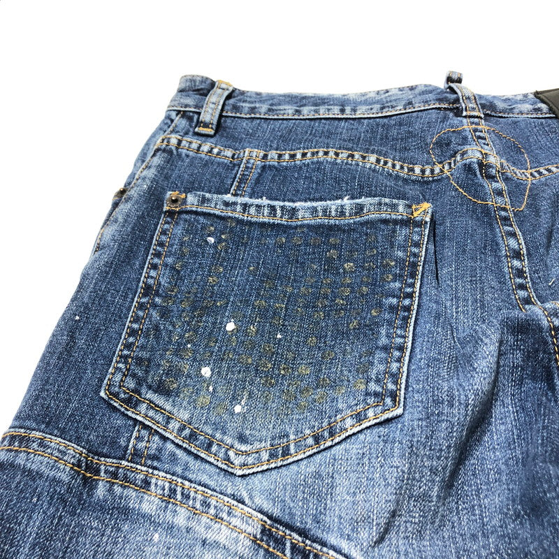 【中古品】【メンズ】 DSQUARED2 ディースクアード SKINNY DENIM PANT S71LB0004 S3034 スキニー デニム パンツ ボトムス ジーンズ 152-260622-sa-16-tei サイズ：48 カラー：インディゴ 万代Net店