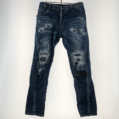 【中古品】【メンズ】 DSQUARED2 ディースクアード SKINNY DENIM PANT S71LB0004 S3034 スキニー デニム パンツ ボトムス ジーンズ 152-260622-sa-16-tei サイズ：48 カラー：インディゴ 万代Net店