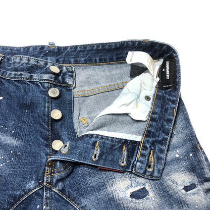 【中古品】【メンズ】 DSQUARED2 ディースクアード SKINNY DENIM PANT S71LB0004 S3034 スキニー デニム パンツ ボトムス ジーンズ 152-260622-sa-16-tei サイズ：48 カラー：インディゴ 万代Net店