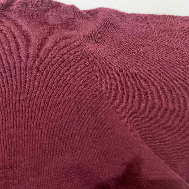 【中古品】【メンズ】 WAREHOUSE ウエアハウス PRINT-T FORT EUSTIS 4601 プリント Tシャツ フォート ユースティス 半袖 トップス 145-260808-sa-02-tei サイズ：M カラー：ボルドー 万代Net店