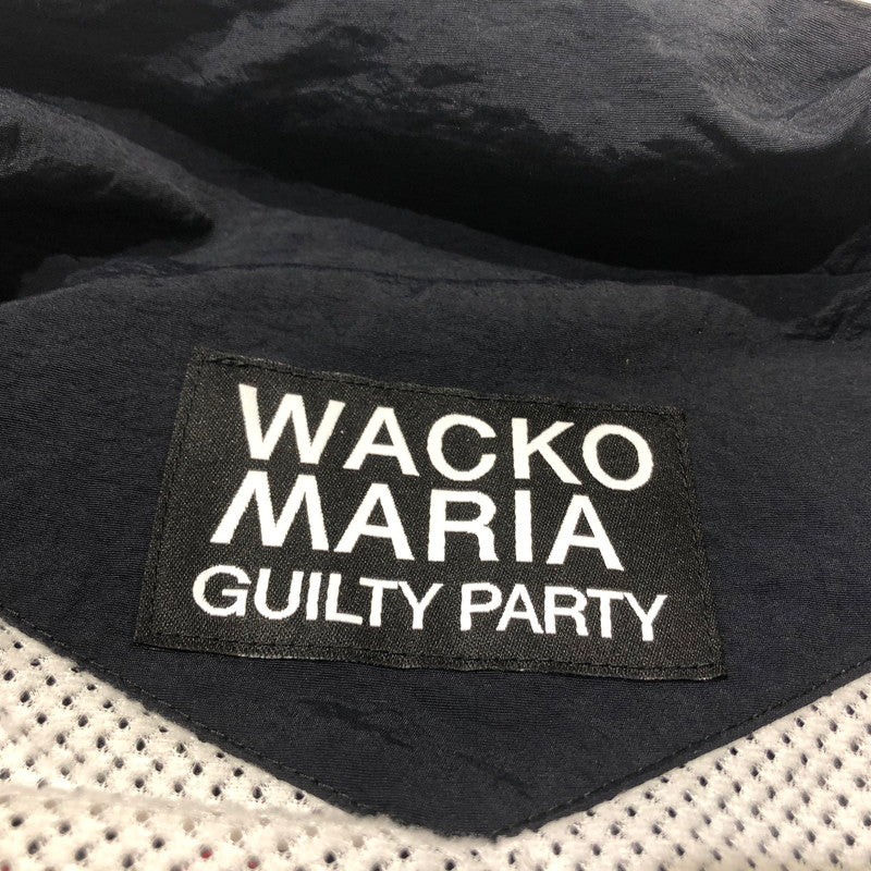 【中古品】【メンズ】 WACKO MARIA ワコマリア NYLON TRACK JACKET 25FW-WMO-TJ04 ナイロン トラック ジャケット アウター 140-260622-sa-03-tei サイズ：M カラー：ブラックレッド 万代Net店