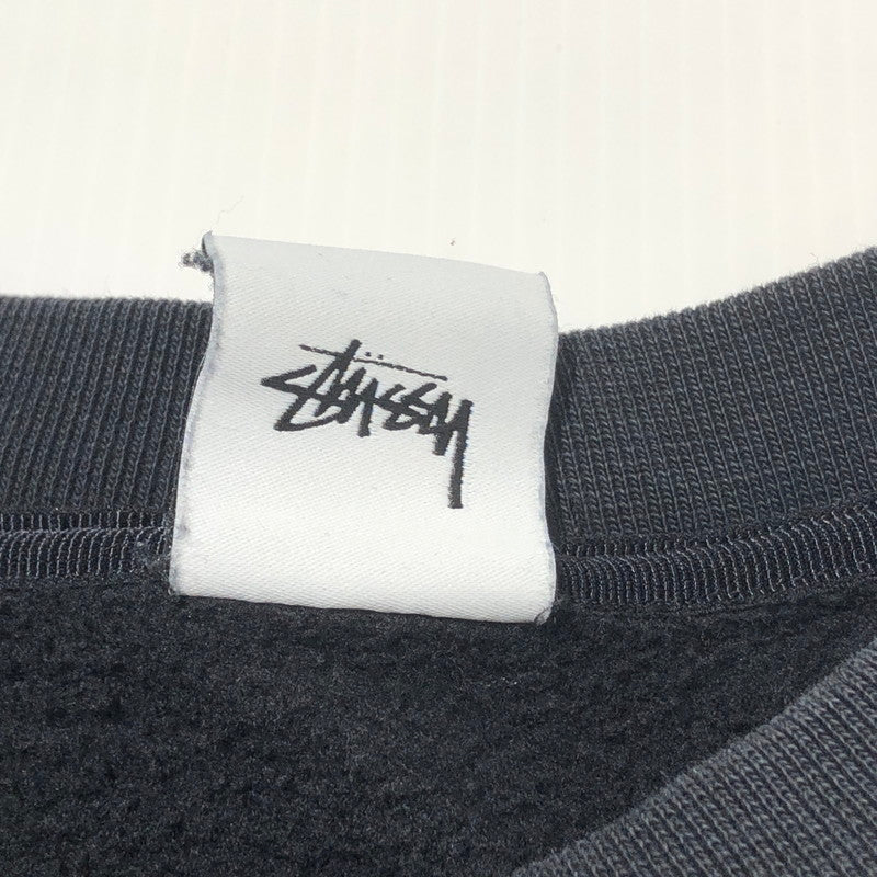 【中古品】【メンズ】 NIKE ナイキ × STUSSY ステューシー 別注コラボ WASHED NRG FLEECE CREWNECK DO5310-010 ウィッシュド エナジ－ フリース クールネック 長袖 トップス スウェット トレーナー 142-260622-sa-05-tei サイズ：M カラー：ブラック 万代Net店