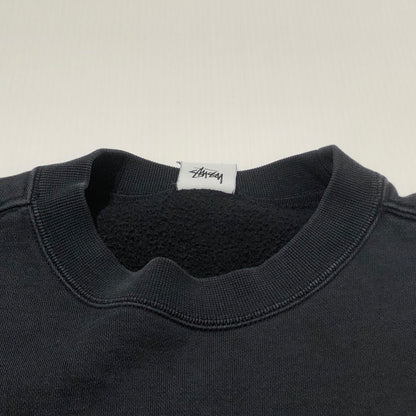 【中古品】【メンズ】 NIKE ナイキ × STUSSY ステューシー 別注コラボ WASHED NRG FLEECE CREWNECK DO5310-010 ウィッシュド エナジ－ フリース クールネック 長袖 トップス スウェット トレーナー 142-260622-sa-05-tei サイズ：M カラー：ブラック 万代Net店
