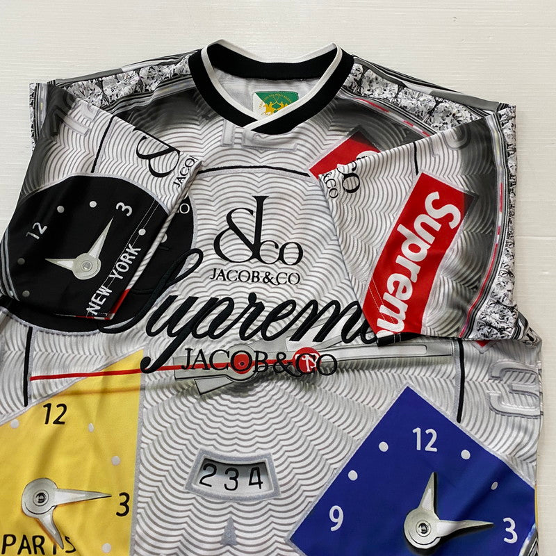 【中古美品】【メンズ】 SUPREME シュプリーム × LA MARTINA ラ マルティーナ 別注コラボ 26SS JACOB & CO. SOCCER JERSEY 26年春夏 ジェイコブ アンド コーサッカー ジャージ 149-260623-sa-14-tei サイズ：M カラー：マルチ 万代Net店