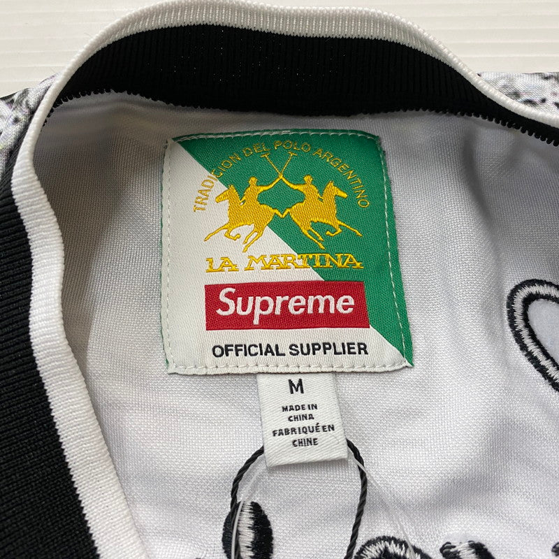 【中古美品】【メンズ】 SUPREME シュプリーム × LA MARTINA ラ マルティーナ 別注コラボ 26SS JACOB & CO. SOCCER JERSEY 26年春夏 ジェイコブ アンド コーサッカー ジャージ 149-260623-sa-14-tei サイズ：M カラー：マルチ 万代Net店