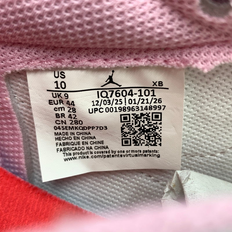 【中古品】【メンズ】 TRAVIS SCOTT トラヴィス スコット × NIKE ナイキ AIR JORDAN 1 RETRO LOW OG SAIL-TROPICAL PINK エアジョーダン1 レトロ ロー スニーカー 靴 160-260622-ko-20-tei サイズ：28cm カラー：ピンク 万代Net店