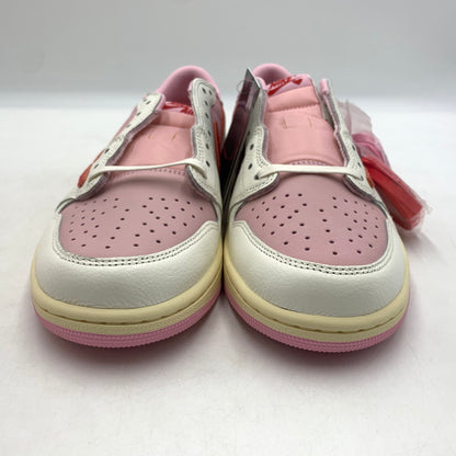 【中古品】【メンズ】 TRAVIS SCOTT トラヴィス スコット × NIKE ナイキ AIR JORDAN 1 RETRO LOW OG SAIL-TROPICAL PINK エアジョーダン1 レトロ ロー スニーカー 靴 160-260622-ko-20-tei サイズ：28cm カラー：ピンク 万代Net店