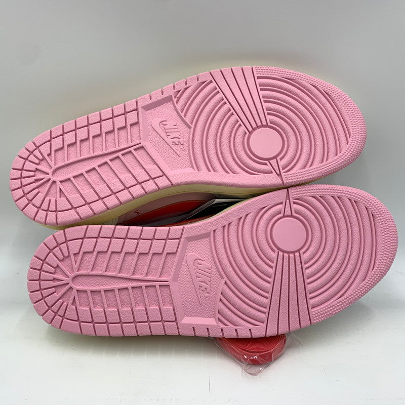 【中古品】【メンズ】 TRAVIS SCOTT トラヴィス スコット × NIKE ナイキ AIR JORDAN 1 RETRO LOW OG SAIL-TROPICAL PINK エアジョーダン1 レトロ ロー スニーカー 靴 160-260622-ko-20-tei サイズ：28cm カラー：ピンク 万代Net店
