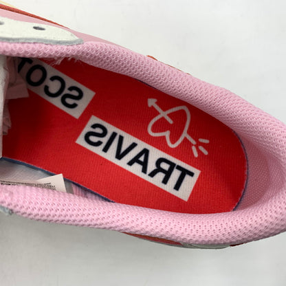 【中古品】【メンズ】 TRAVIS SCOTT トラヴィス スコット × NIKE ナイキ AIR JORDAN 1 RETRO LOW OG SAIL-TROPICAL PINK エアジョーダン1 レトロ ロー スニーカー 靴 160-260622-ko-20-tei サイズ：28cm カラー：ピンク 万代Net店