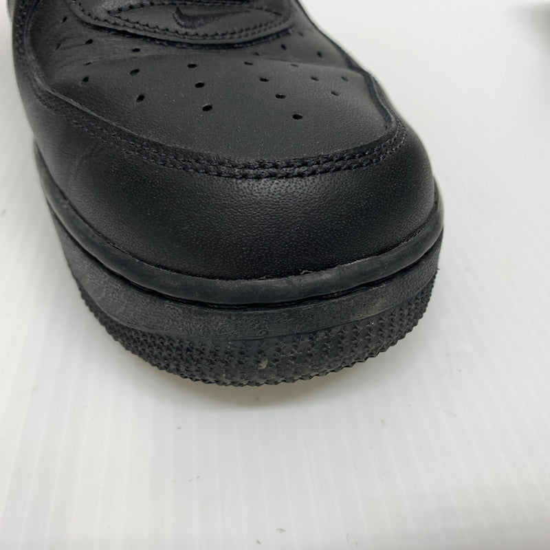 【中古品】【メンズ】 Supreme シュプリーム × NIKE ナイキ 別注 コラボ AIR FORCE 1 LOW BLACK WHITE CU9225-002 エアフォース1 ロー スニーカー 靴 シューズ 160-260624-ko-07-tei サイズ：27.5cm カラー：ブラック 万代Net店