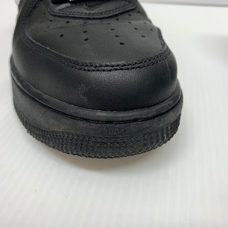 【中古品】【メンズ】 Supreme シュプリーム × NIKE ナイキ 別注 コラボ AIR FORCE 1 LOW BLACK WHITE CU9225-002 エアフォース1 ロー スニーカー 靴 シューズ 160-260624-ko-07-tei サイズ：27.5cm カラー：ブラック 万代Net店