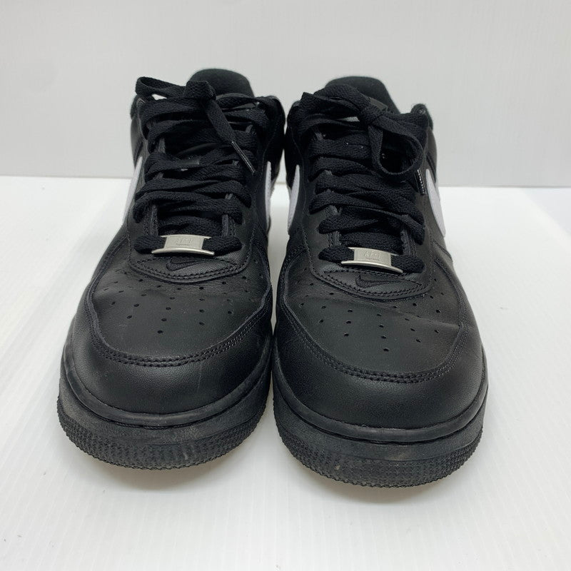【中古品】【メンズ】 Supreme シュプリーム × NIKE ナイキ 別注 コラボ AIR FORCE 1 LOW BLACK WHITE CU9225-002 エアフォース1 ロー スニーカー 靴 シューズ 160-260624-ko-07-tei サイズ：27.5cm カラー：ブラック 万代Net店