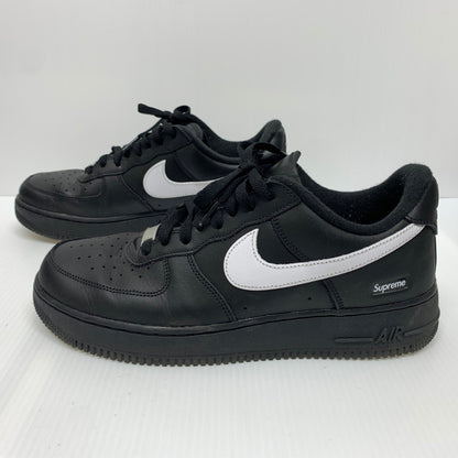 【中古品】【メンズ】 Supreme シュプリーム × NIKE ナイキ 別注 コラボ AIR FORCE 1 LOW BLACK WHITE CU9225-002 エアフォース1 ロー スニーカー 靴 シューズ 160-260624-ko-07-tei サイズ：27.5cm カラー：ブラック 万代Net店