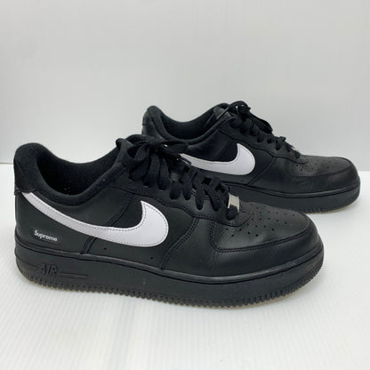 【中古品】【メンズ】 Supreme シュプリーム × NIKE ナイキ 別注 コラボ AIR FORCE 1 LOW BLACK WHITE CU9225-002 エアフォース1 ロー スニーカー 靴 シューズ 160-260624-ko-07-tei サイズ：27.5cm カラー：ブラック 万代Net店