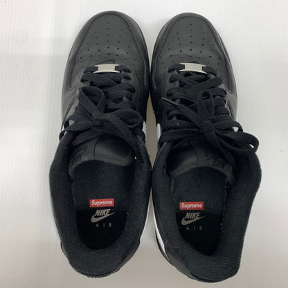【中古品】【メンズ】 Supreme シュプリーム × NIKE ナイキ 別注 コラボ AIR FORCE 1 LOW BLACK WHITE CU9225-002 エアフォース1 ロー スニーカー 靴 シューズ 160-260624-ko-07-tei サイズ：27.5cm カラー：ブラック 万代Net店