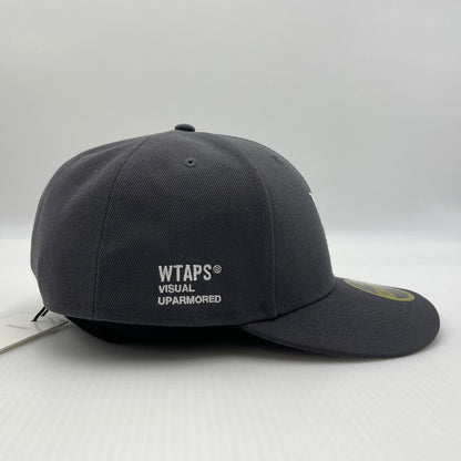 【中古品】【メンズ】 WTAPS ダブルタップス × NEWERA ニューエラ 別注 コラボ 26SS 59FIFTY LOW PRO CAP 261NENED-HT02 フィフティーナインフィフティ ロープロ キャップ 帽子 185-260704-yo-13-tei サイズ：60.6cm カラー：チャコール 万代Net店