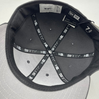 【中古品】【メンズ】 WTAPS ダブルタップス × NEWERA ニューエラ 別注 コラボ 26SS 59FIFTY LOW PRO CAP 261NENED-HT02 フィフティーナインフィフティ ロープロ キャップ 帽子 185-260704-yo-13-tei サイズ：60.6cm カラー：チャコール 万代Net店