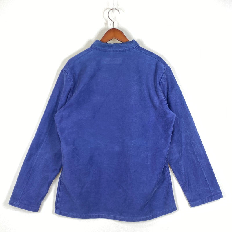 【現状渡し品】【メンズ】 EURO ユーロ 50's MOLESKIN DOUBLE BREASTED JACKET VINTAGE 50年代 モールスキン ダブルブレスト ジャケット アウター ヴィンテージ 145-260624-sa-02-tei サイズ：不明 カラー：ネイビー 万代Net店