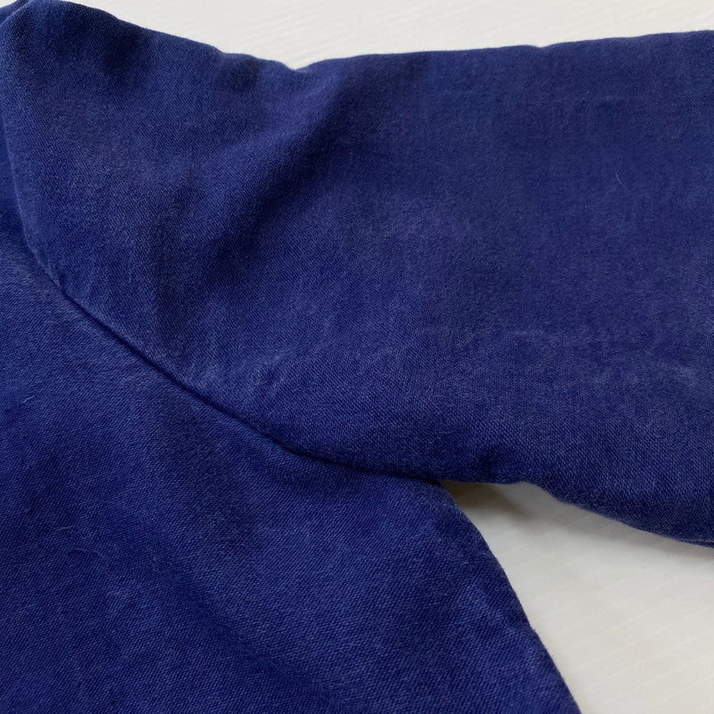 【現状渡し品】【メンズ】 EURO ユーロ 50's MOLESKIN DOUBLE BREASTED JACKET VINTAGE 50年代 モールスキン ダブルブレスト ジャケット アウター ヴィンテージ 145-260624-sa-02-tei サイズ：不明 カラー：ネイビー 万代Net店