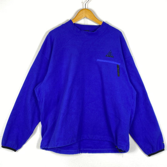 【中古品】【メンズ】 NIKE ナイキ ACG 90's PULLOVER FLEECE JACKET オールコンディションズ ギア 90年代 プルーオーバー フリース ジャケット アウター 148-260624-sa-14-tei サイズ：L カラー：ブルー 万代Net店