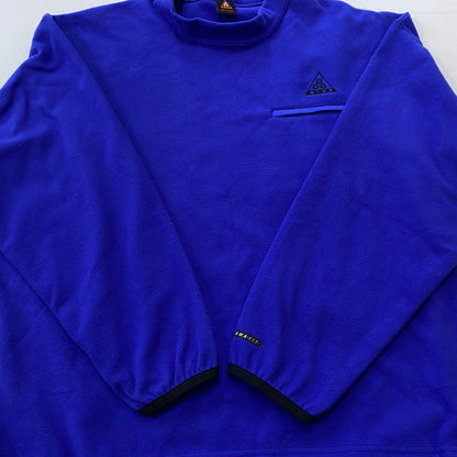 【中古品】【メンズ】 NIKE ナイキ ACG 90's PULLOVER FLEECE JACKET オールコンディションズ ギア 90年代 プルーオーバー フリース ジャケット アウター 148-260624-sa-14-tei サイズ：L カラー：ブルー 万代Net店
