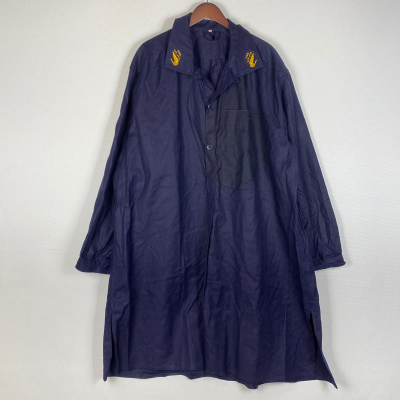 【現状渡し品】【メンズ】 SWISS スイス HALF BUTTON SMOCK SBB.CFF. VINTAGE ハーフ ボタン スモック ジャケット ライトアウター ヴィンテージ スイス連邦鉄道 145-260624-sa-01-tei サイズ：110 カラー：ネイビー 万代Net店
