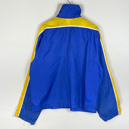 【現状渡し品】【メンズ】 NIKE ナイキ 70's VINTAGE HALF ZIP DH LOGO NYLON JACKET 70年代 ヴィンテージ ハーフ ジップ DH ロゴ ナイロン ジャケット ライトアウター 148-260624-sa-04-tei サイズ：L カラー：ブルー 万代Net店
