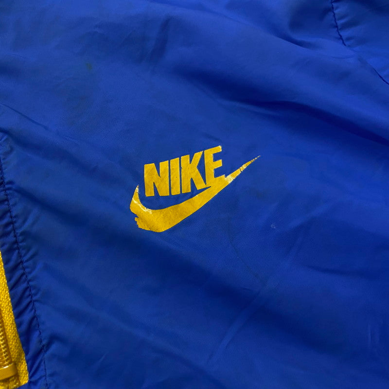 【現状渡し品】【メンズ】 NIKE ナイキ 70's VINTAGE HALF ZIP DH LOGO NYLON JACKET 70年代 ヴィンテージ ハーフ ジップ DH ロゴ ナイロン ジャケット ライトアウター 148-260624-sa-04-tei サイズ：L カラー：ブルー 万代Net店